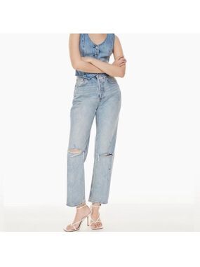 Aritzia Denim Forum The Joni High Rise Loose Straight Leg Jeans